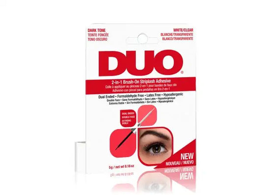 Ardell Duo 2-in-1 Brush-On Striplash Adhesive Dark and Clear