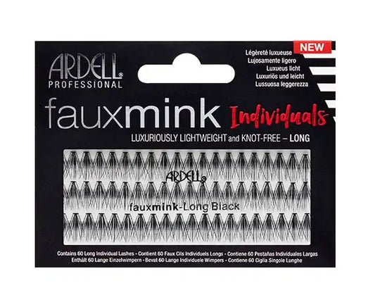 Ardell Faux Mink Knot-Free Individuals - Long (Black)