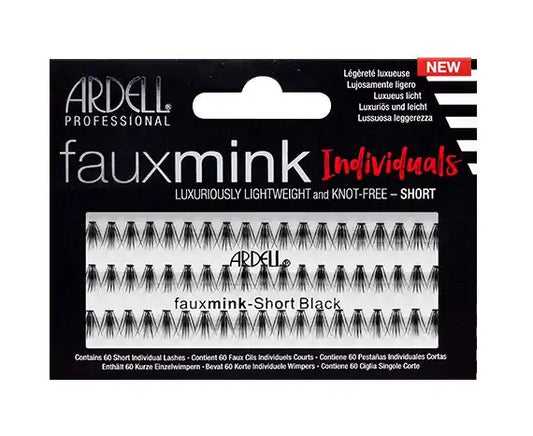 Ardell Faux Mink Knot-Free Individuals - Short (Black)