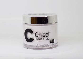 Chisel Nail Art 2 in 1 Acrylic/Dipping Powder | Light Pink 12 oz